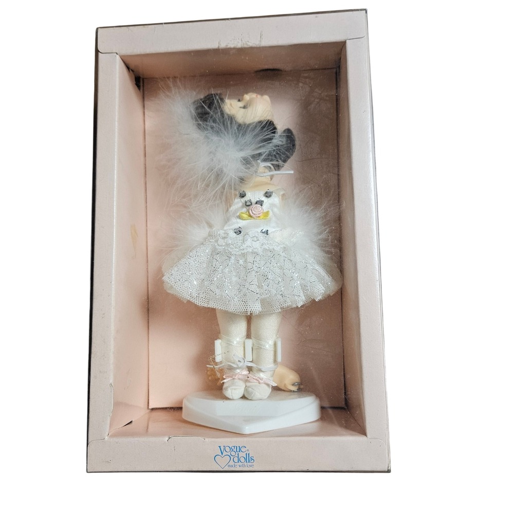 Vogue Dolls Ginny 1988 Ballerina 8" Poseable Collectible Doll with Stand w/ Box